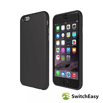SwitchEasy Numbers iPhone6/6s(4.7)軟質霧面手機保護套黑色