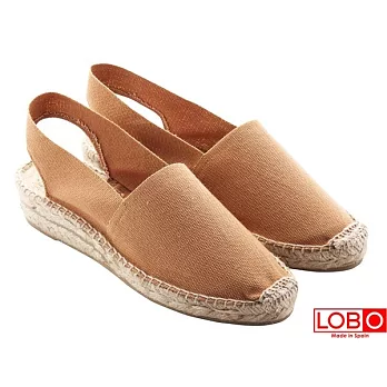 【LOBO】西班牙百年品牌Sandalia楔型低跟草編鞋-褐棕40褐棕