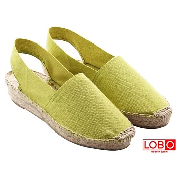 【LOBO】西班牙百年品牌Sandalia楔型低跟草編鞋-淺綠40淺綠
