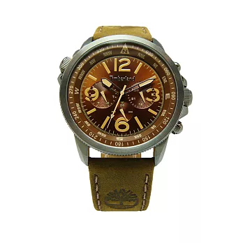 Timberland 野戰英雄運動優質腕錶-咖啡-TBL.13910JSU/12