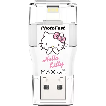PhotoFast i-FlashDrive MAX Hello Kitty 32G USB 2.0 雙頭龍 iPhone/iPad隨身碟