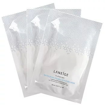 LANEIGE 蘭芝 水酷激活保濕面膜(28ml)X3