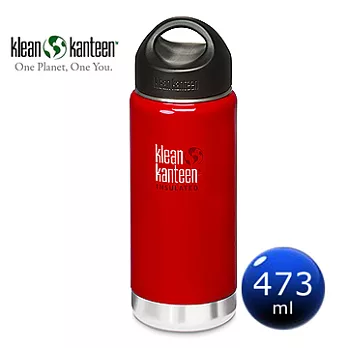 美國Klean Kanteen保溫鋼瓶473ml-桑格紅
