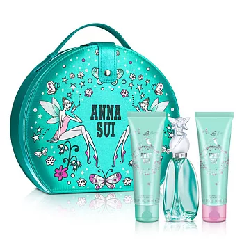 Anna Sui 安娜蘇 許願精靈甜蜜假期禮盒(淡香水50ml+身體乳90ml+沐浴精90ml)-送品牌紙袋