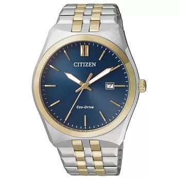 CITIZEN Eco-Drive 雅仕風範光動能時尚優質腕錶-半金-BM7334-66L