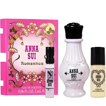 ANNA SUI 安娜蘇 魔法肌密粉底潔顏淡香組