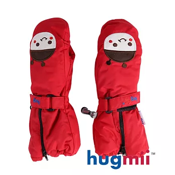 【hugmii】動物造型兒童保暖加長型手套滑雪手套_瓢蟲M(適3-6歲)