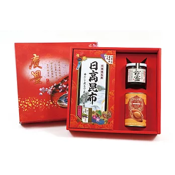 【迪化街天山行】步步高升禮盒(日高昆布、松露、紅燒吉品鮑)
