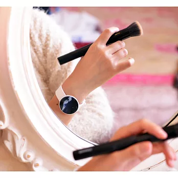 韓國 valook 時尚無指針手錶 山 幻影 The Phantom Hill (White)