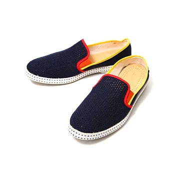 【GT Company】Rivieras 20° 9222 西班牙品牌編織洞洞麂皮陳冠希懶人鞋男款43藍/黃/紅