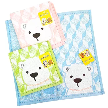 條紋彩色熊方巾-SC509K/夢幻奶熊方巾-SC856K-12入