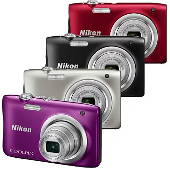Nikon COOLPIX A100(公司貨)-送32G卡+原廠電池+專用座充+原廠相機袋+小腳架+讀卡機+清潔組+保護貼+自拍桿-黑色