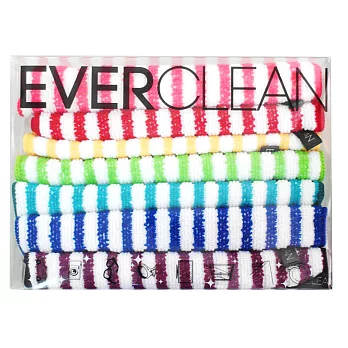 彩色條紋抹布-7入×3組