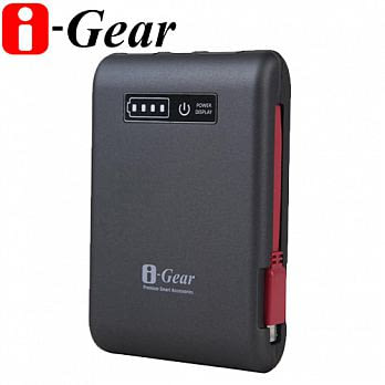 i-Gear Handy 10400mAh 便利充行動電源尊爵黑