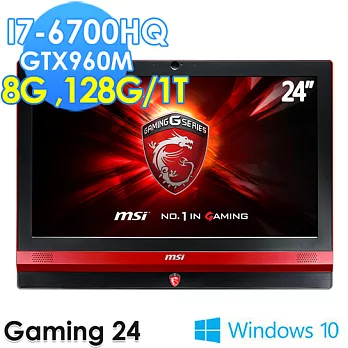 msi微星 Gaming24 6QE-014TW 24吋 i7-6700HQ GTX960M 電競AIO