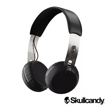 美國Skullcandy 骷髏糖 Grind 藍牙大耳罩式耳機-黑銀色(公司貨)