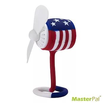 MasterPal TelegoFan 隨身防水多功能風扇 (旗幟特別款)美國國旗