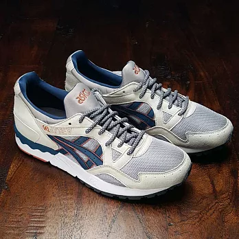 【GT Company】Asics GEL LYTE V 亞瑟士路跑慢跑鞋男段8灰白藍