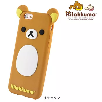 【特價優惠】Rilakkuma拉拉熊耳朵立體iPhone6/6s 4.7吋矽膠手機殼
