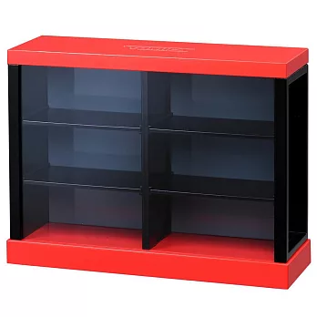 TOMICA 交通世界 6格展示架 (紅)