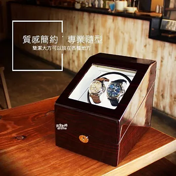 自動機械錶收藏盒【自動上鍊盒2+3】鋼琴烤漆咖啡款手錶收藏納錶盒/收納錶盒 (自動03)