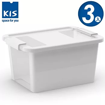 義大利 KIS BI BOX 單開收納箱 S 白色 3入白色