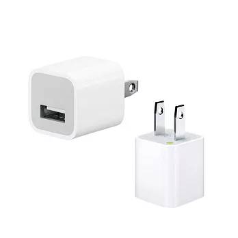 Apple iPhone / iPad 原廠旅充MD810 5W USB 充電器(綠標-台灣電檢標示)單色