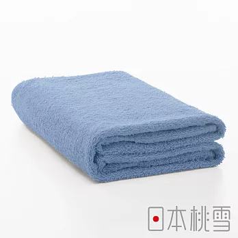 日本桃雪【居家浴巾】共7色-藍色