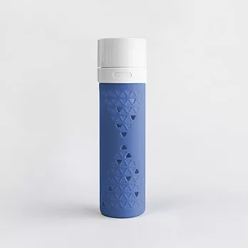 [SANS]真空果汁玻璃瓶480ml (藍莓藍)