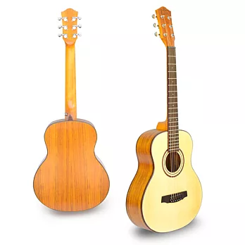 Eison 西班牙 34吋 雲杉木 OM桶身 旅行吉他(Baby9)送超值五寶