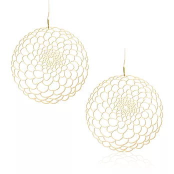 moorigin / 大理花耳環 M / 金