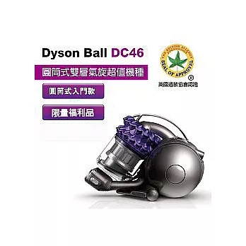 dyson DC46 turbinerhead圓筒式吸塵器(紫色) 限量福利品紫色