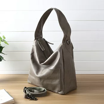 【Solomon 原創設計皮件】變身晚宴手拿肩背包活力灰活力灰