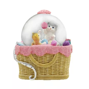 貓咪快樂童年水球音樂盒