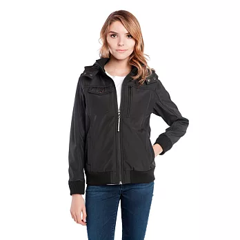 BAUBAX BOMBER多功能飛行外套(女)S黑