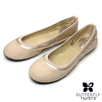 【BUTTERFLY TWISTS】HANNAH可折疊扭轉芭蕾舞鞋8裸膚白