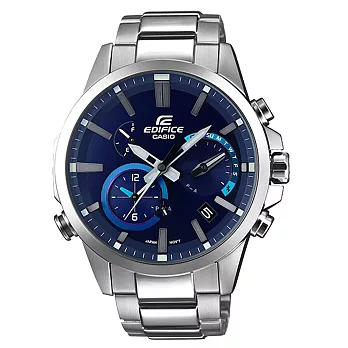 CASIO EDIFICE 極限速度太陽能藍牙賽車錶-EQB-700D-2ADR