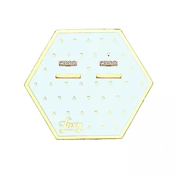 FoxyOriginals加拿大 LUNA神秘月神水鑽金色耳環