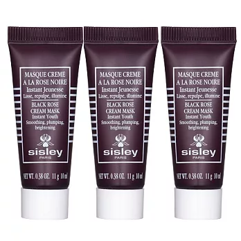 《Sisley 希思黎》黑玫瑰頂級乳霜抗老面膜(10ml*3)