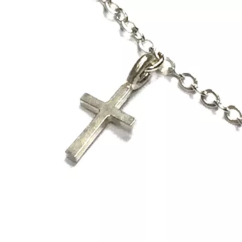 Dogeared 十字架 Simple Cross 信仰 銀色許願手鍊 附原廠盒