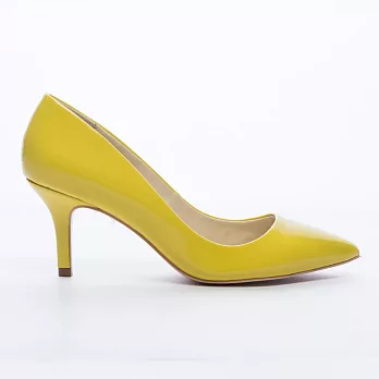 【Saint Landry】糖果漆皮中跟鞋-毛茛花黃35毛茛花黃