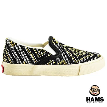 HAMS Jacquard編織懶人鞋16陽光黃