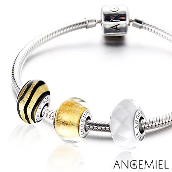 Angemiel安婕米 925純銀手鍊(金色系)1616cm