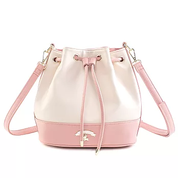 Rebecca Bonbon 日本狗頭包 甜漾塔芙妮。撞色水桶包【RB17-098P】甜蜜粉