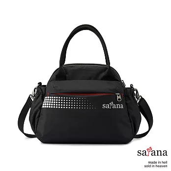 satana - 躍動城市手提包 - 黑色