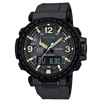 CASIO PRO TREK 締造巔峰太陽能登山錶-PRG-600Y-1DR