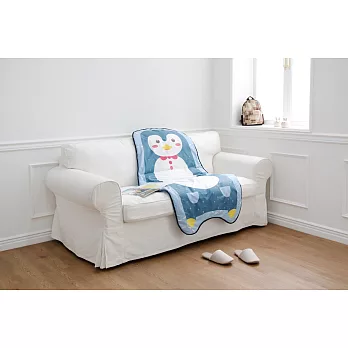 韓國布料-動物造型萬用墊材料包藍色