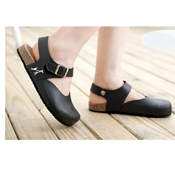 【AMEBER】復刻經典休閒簡約風日系手工鞋超舒適拖鞋23咖啡色