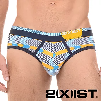 2(X)IST Graphic Cotton幾何系列 低腰三角褲(黃條格)S黃條格