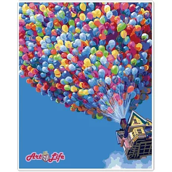 ArtLife藝術生活【66396】 空中飛屋_DIY 數字 油畫 彩繪